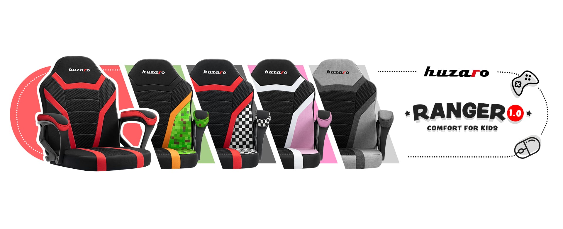 Warianty kolorystyczne fotela Ranger 1.0