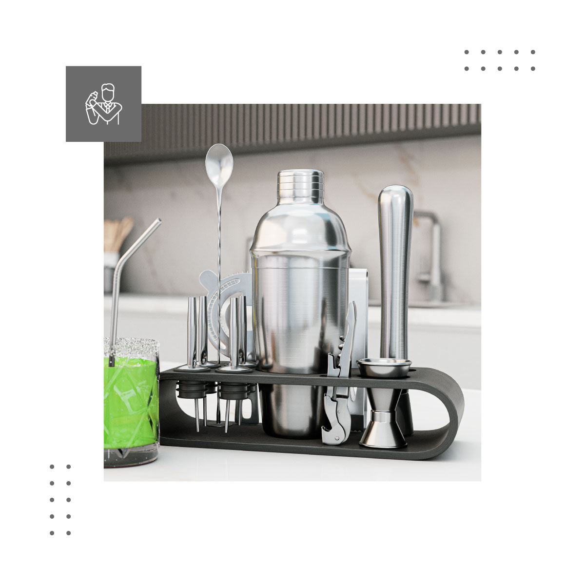 Zestaw barmański Mark Adler Shake 5.0