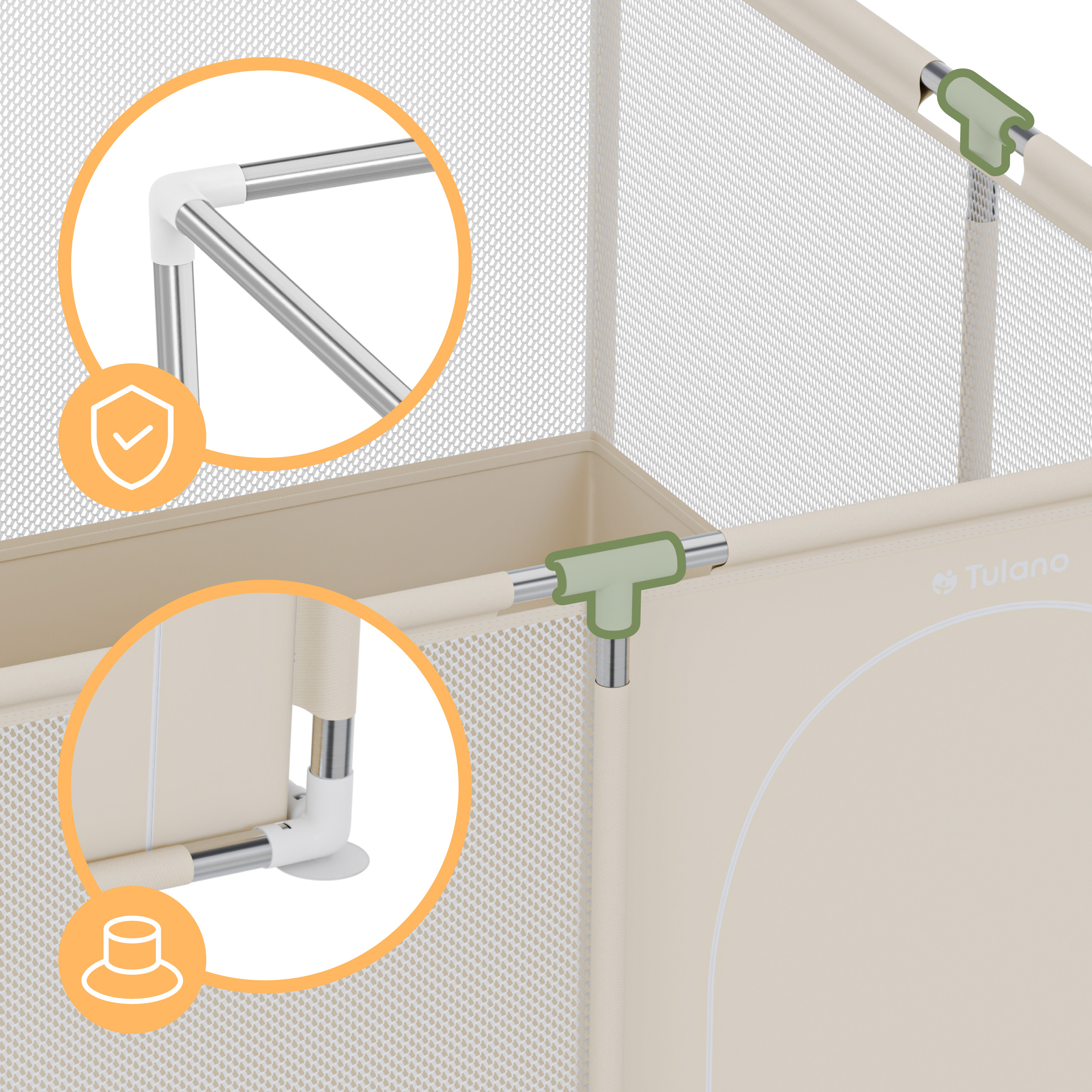 Tulano Cozy 20 stelaż metalowy