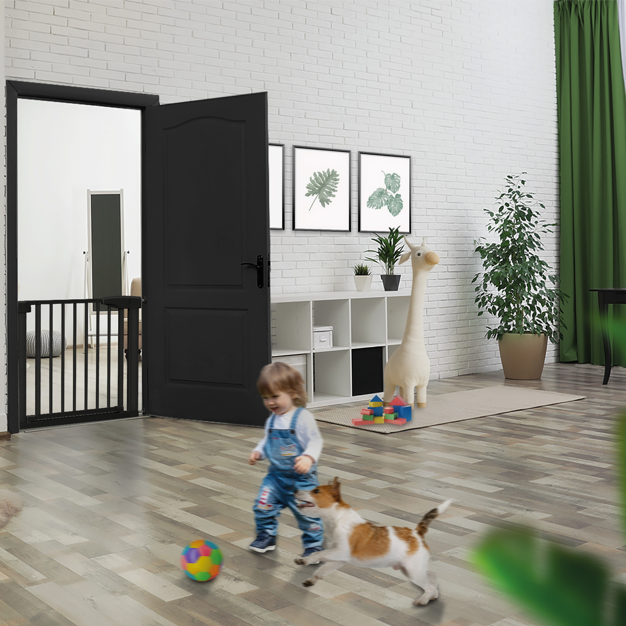 Barierka TulanoGuardian zamontowana w drzwiach