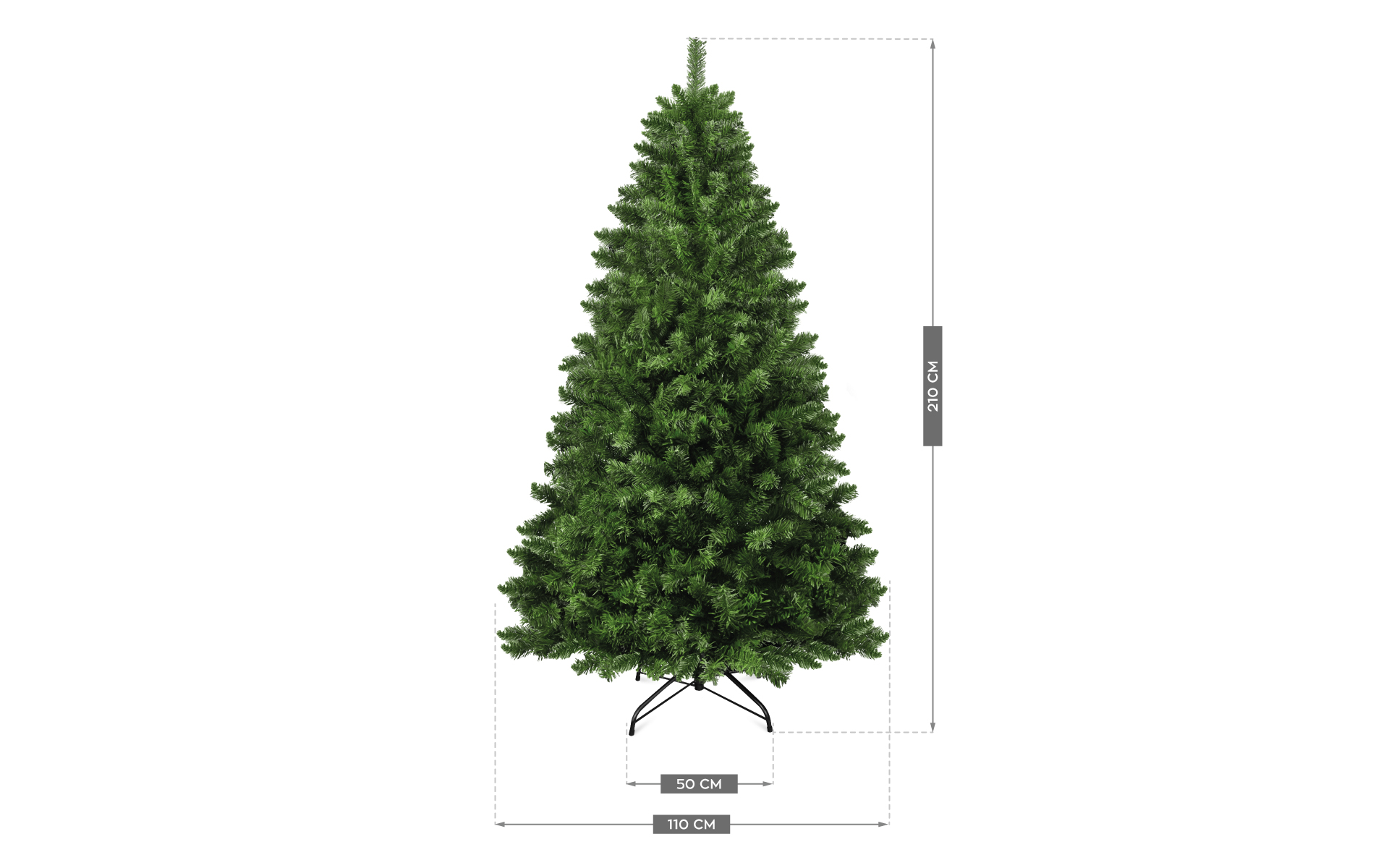 Choinka sztuczna Xmas 3.5 wymiary