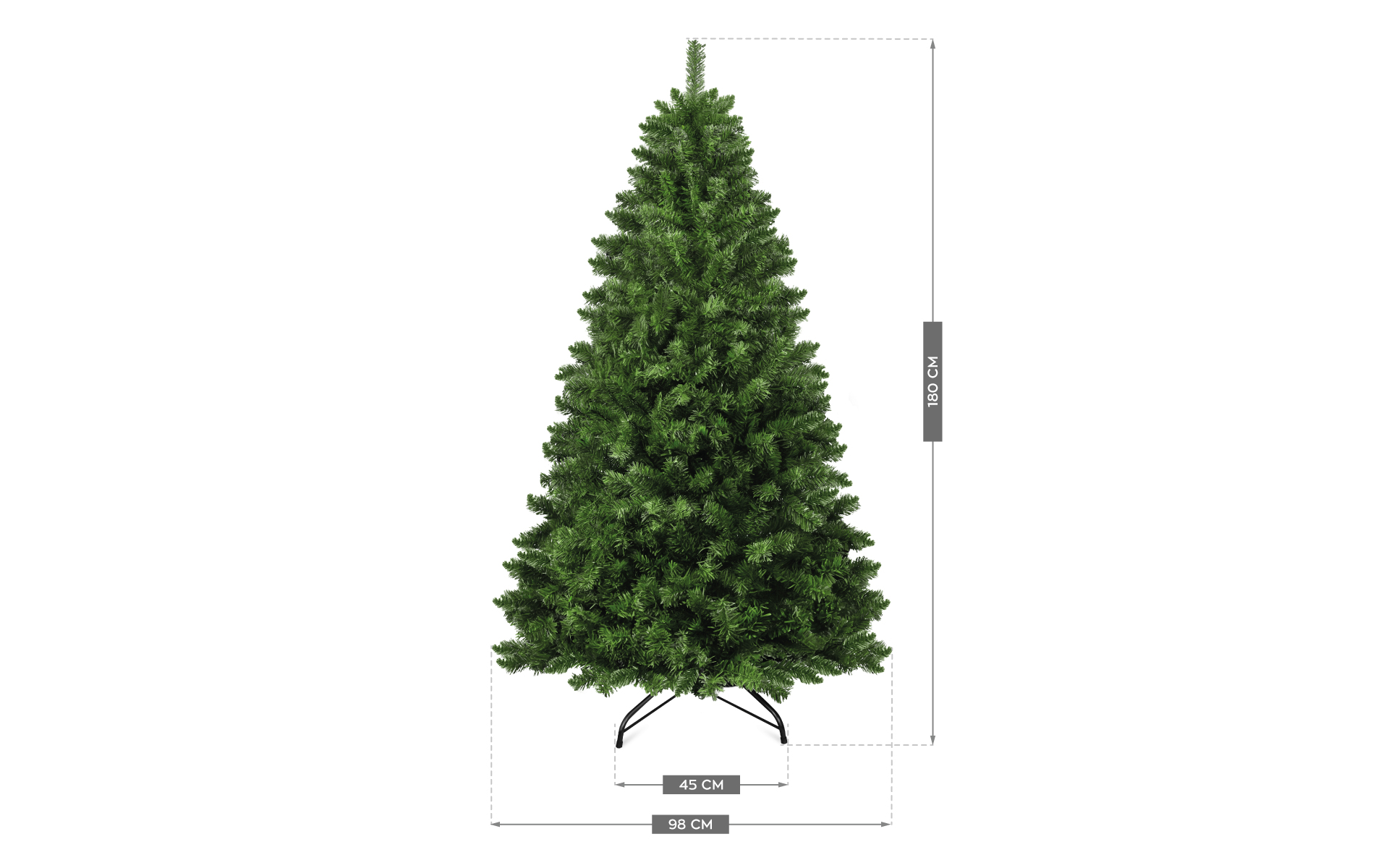 Choinka sztuczna Xmas 3.0 wymiary