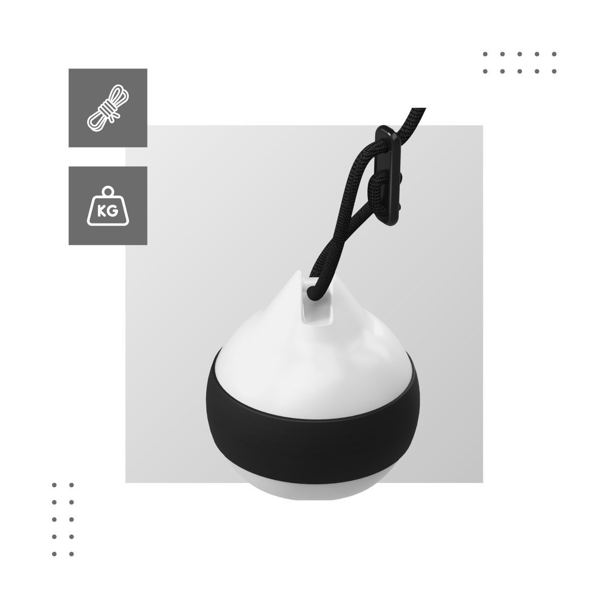 Regulowana piłka w hula hop Emu 30