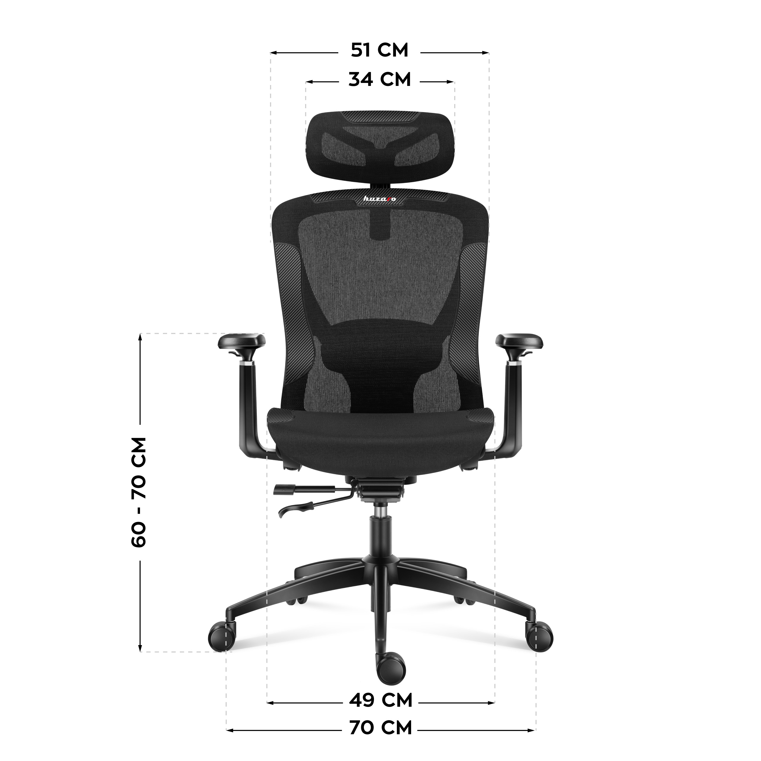 Wymiary fotela Combat 7.3
