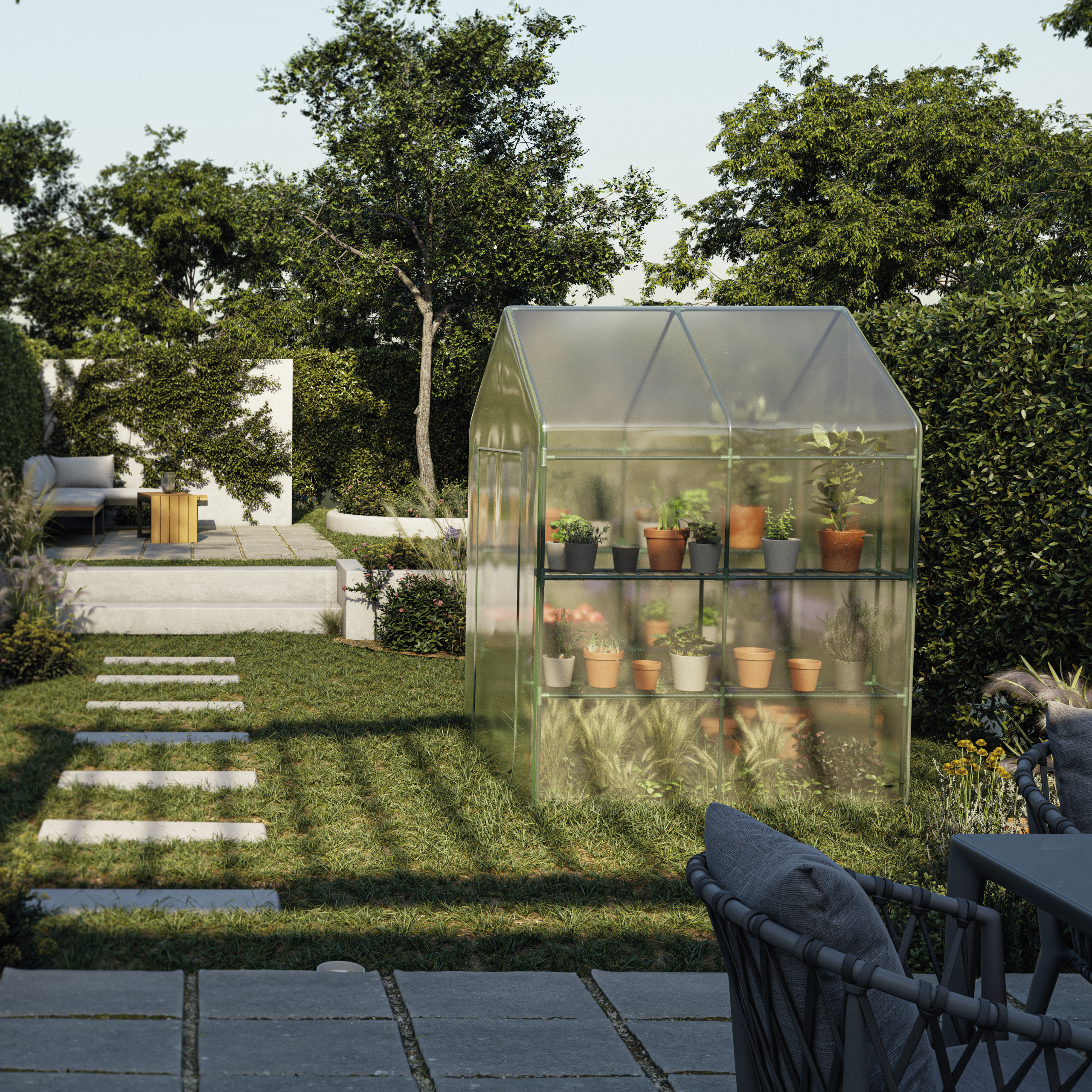 Tunel ogrodowy z ochroną UV