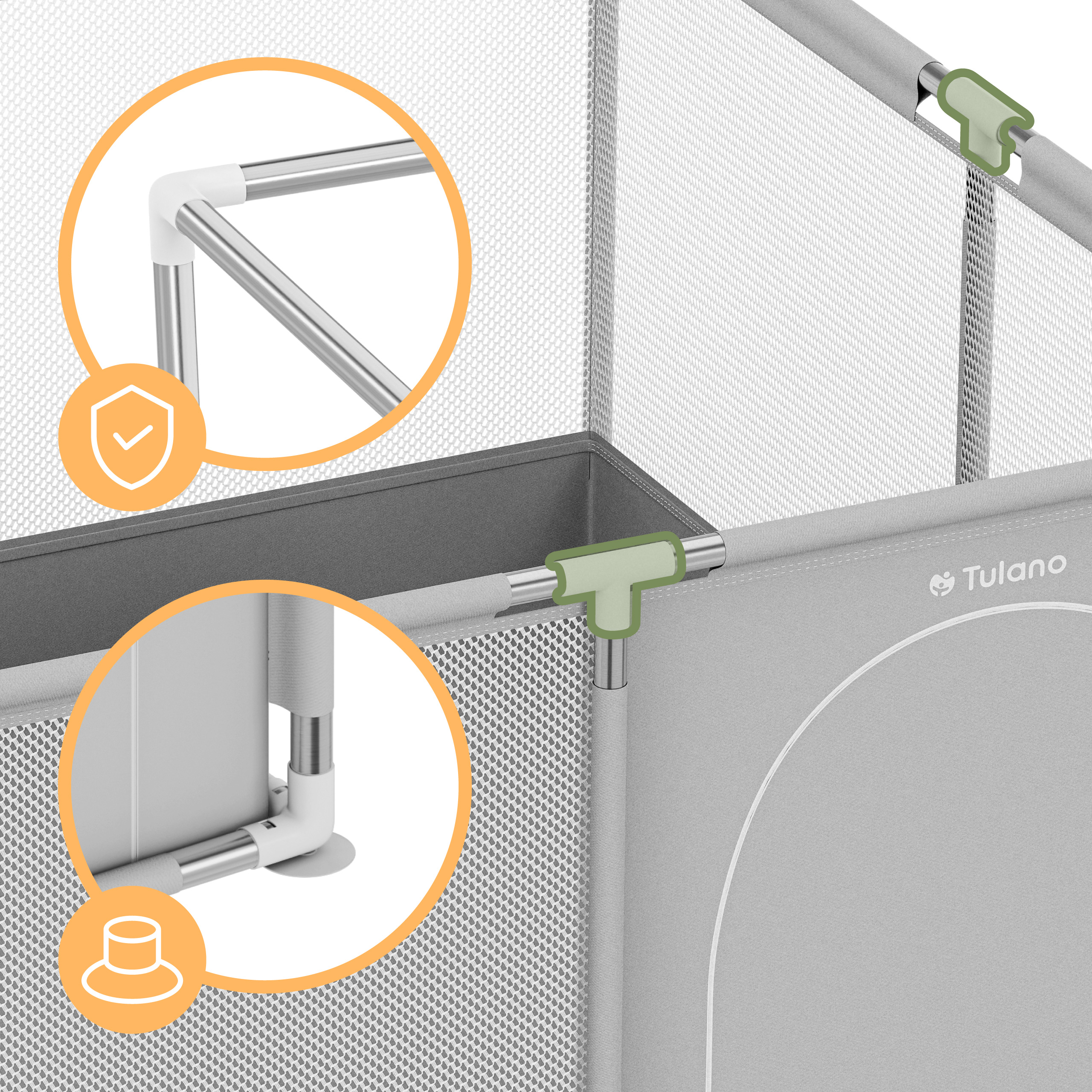 Tulano Cozy 20 stelaż metalowy