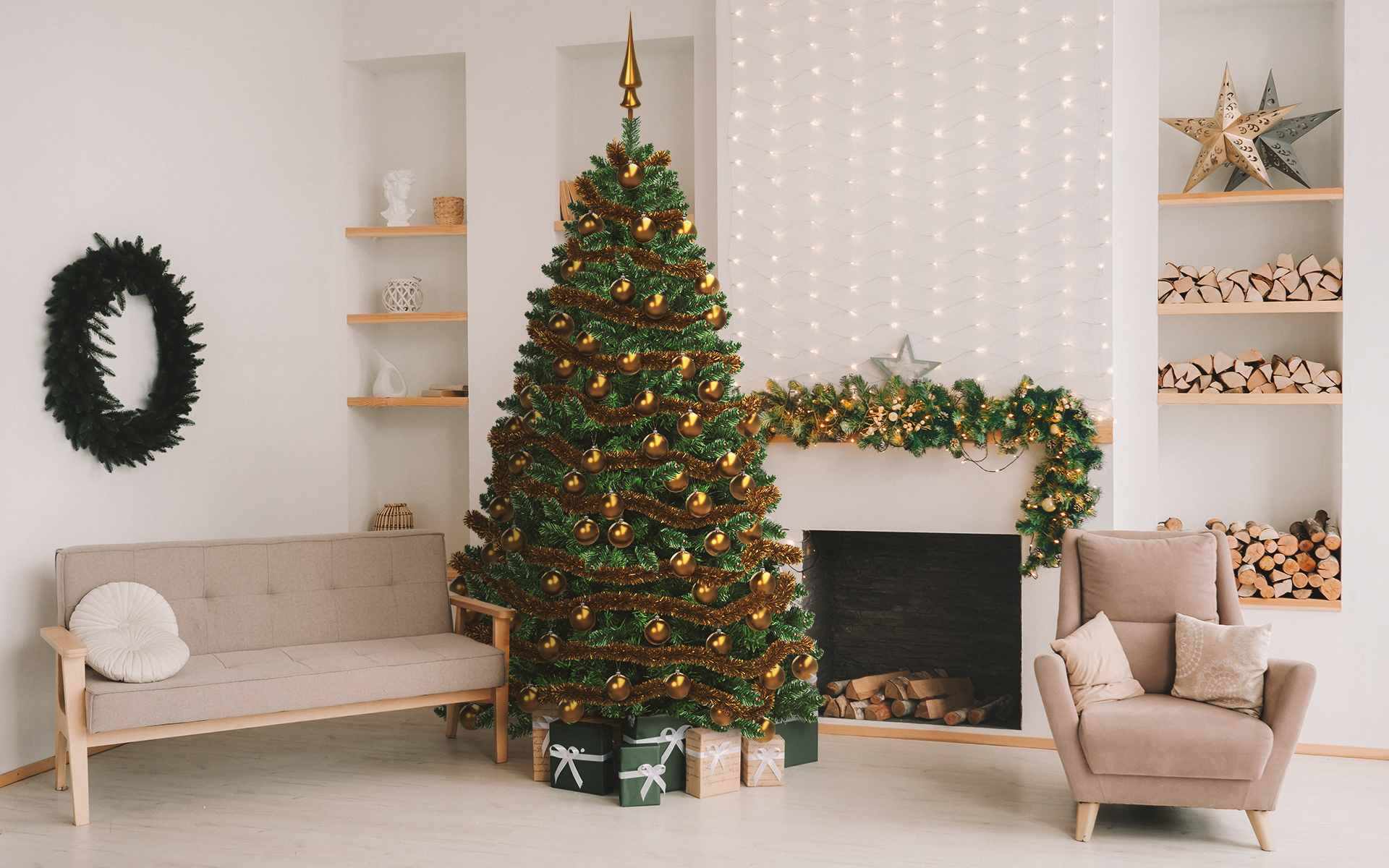 Choinka sztuczna Xmas 3.5 wizualizacja