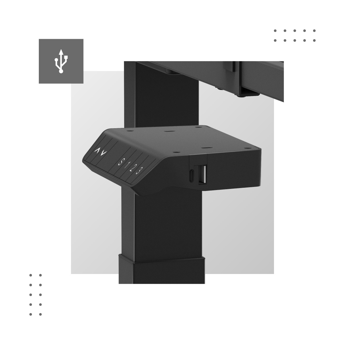 Porty USB w stelażu Xeno 6.0