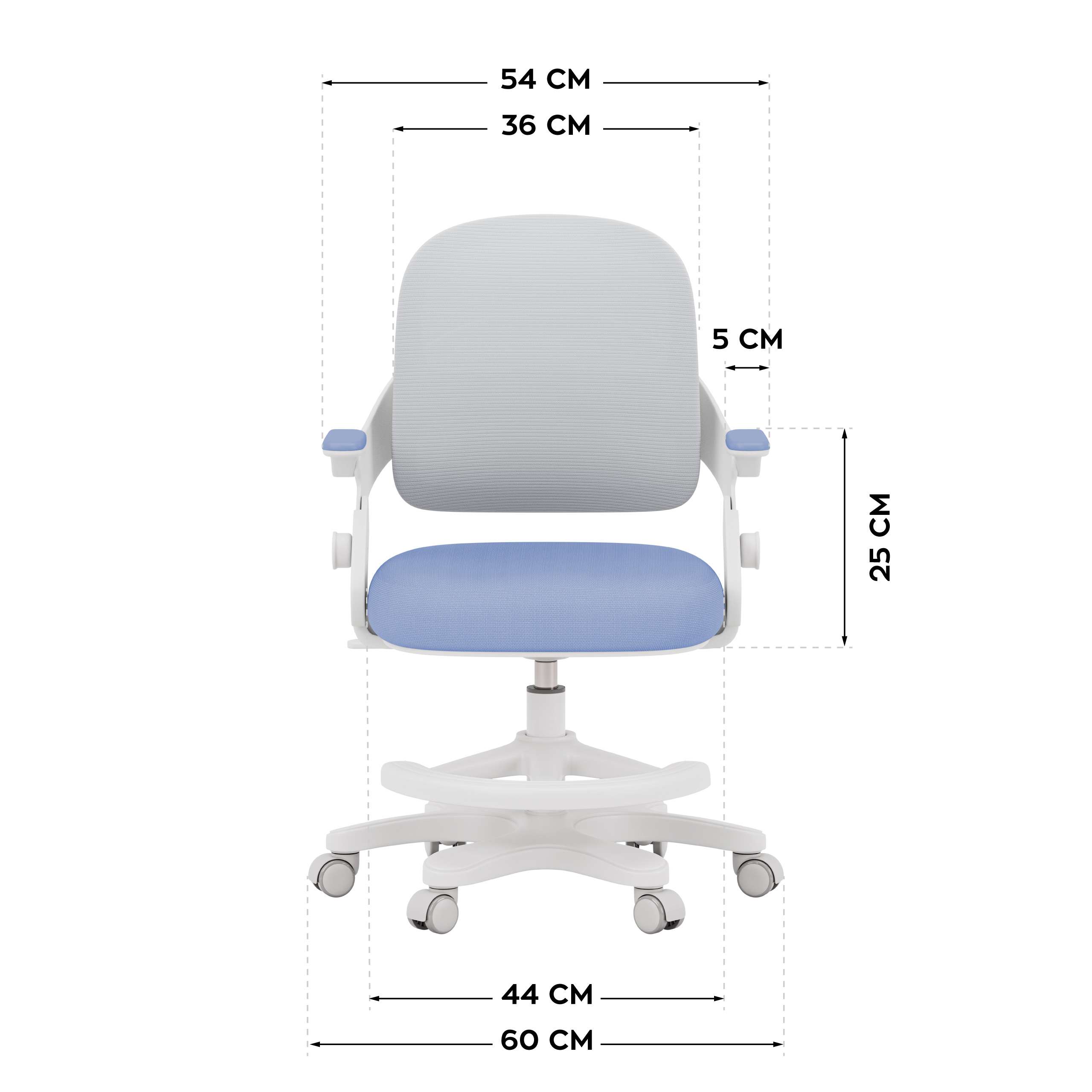 Wymiary Mark Adler Junior 4.3 – widok z przodu