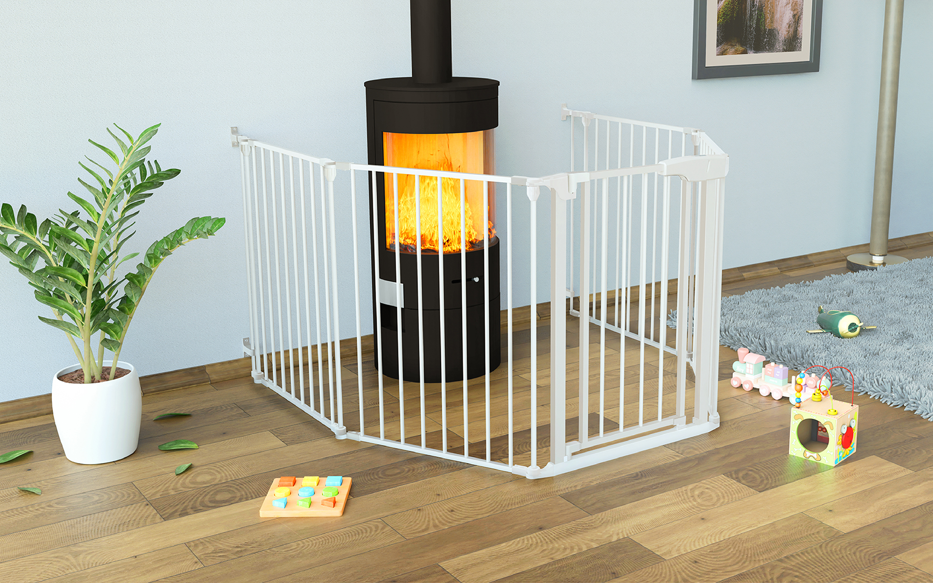 Guardian 6.0 wokół kominka