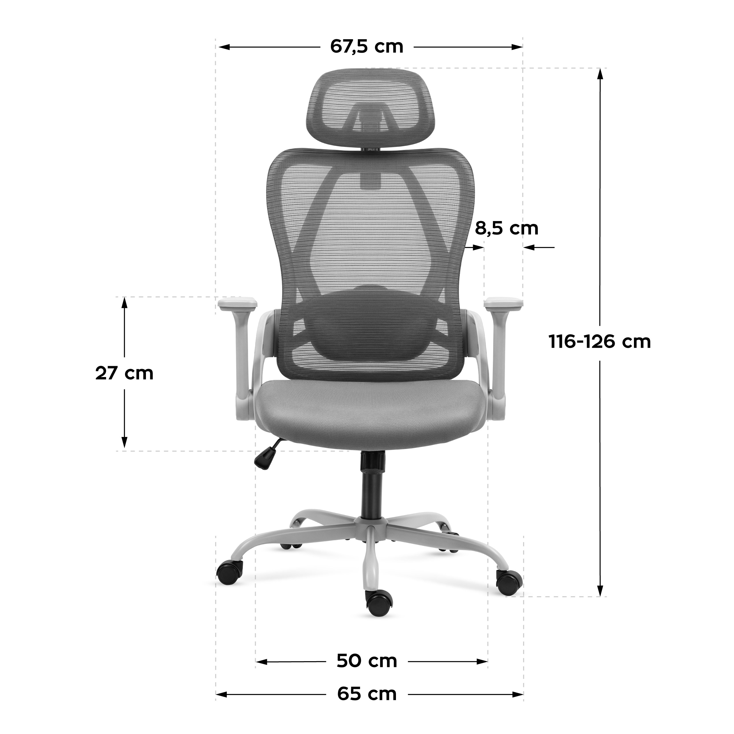 Wymiary fotel Manager 2.9 - 1