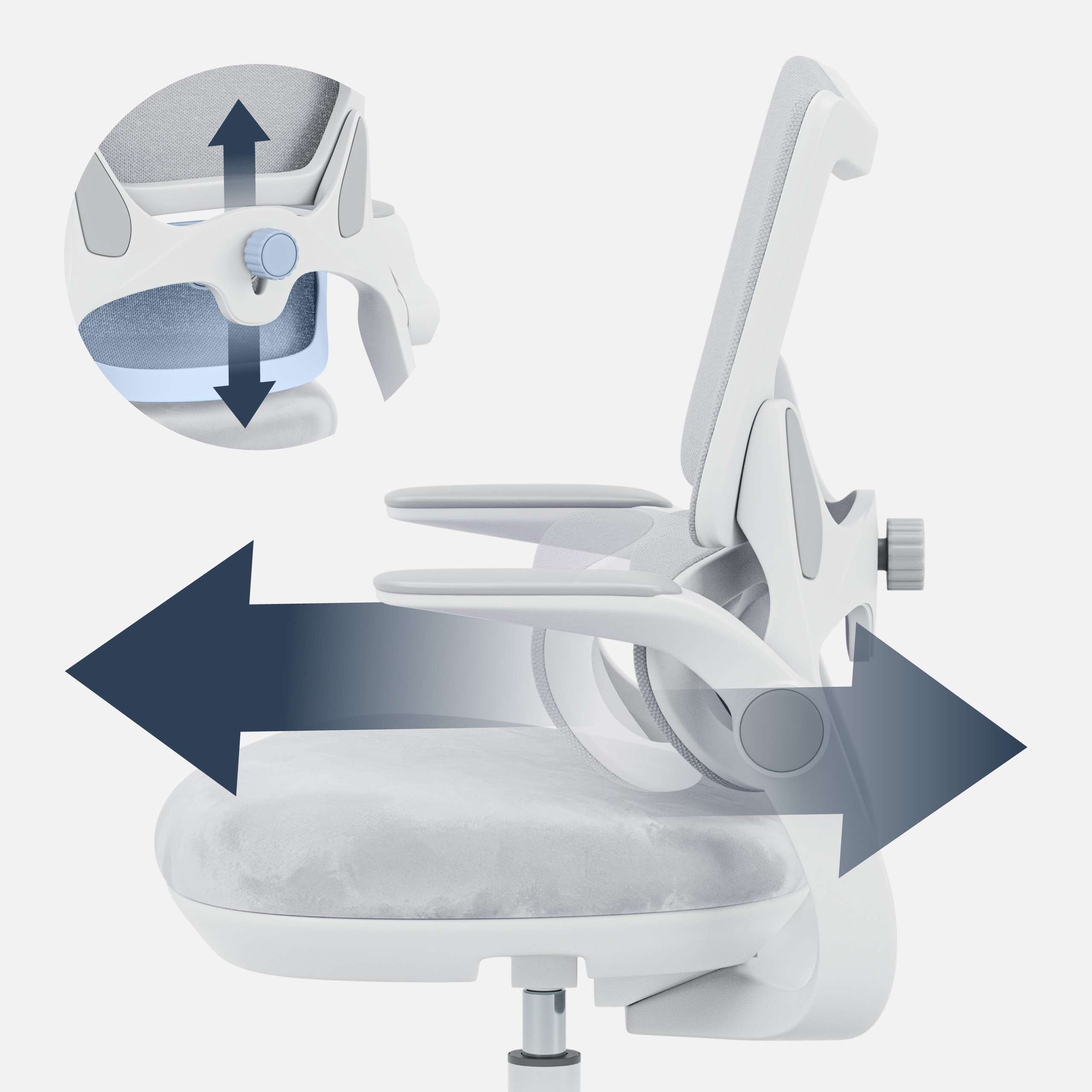 Regulowana podpora lędźwiowa – Junior 5.7